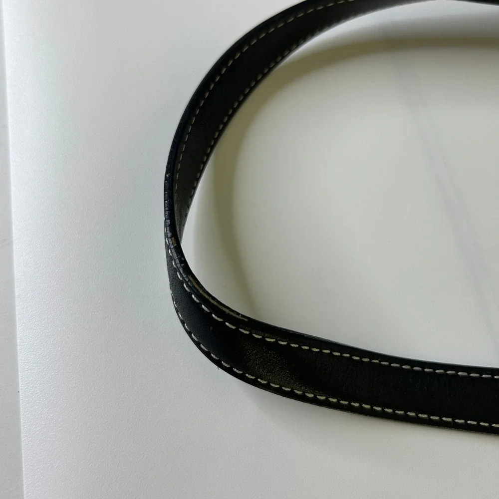 Coach Soho Signature Black Canvas Leather Satchel Bag 6846 Good